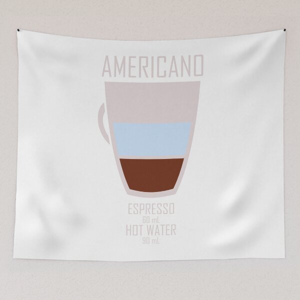 Item preview, Americano Coffee designed and sold by patsyrosedesign.