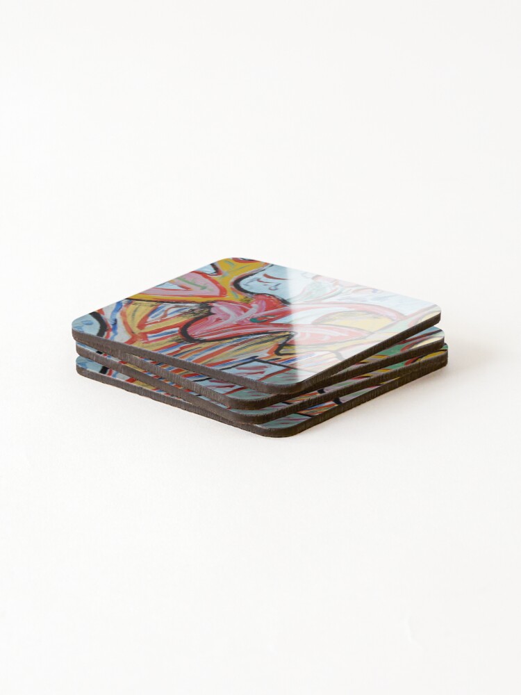 Thumbnail 4 of 5, Coasters (Set of 4), Shells designed and sold by BBBango.