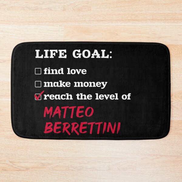 Item preview, Life goal - Matteo Berrettini designed and sold by 2Girls1Shirt.
