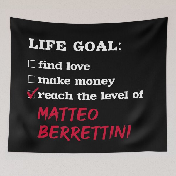 Item preview, Life goal - Matteo Berrettini designed and sold by 2Girls1Shirt.