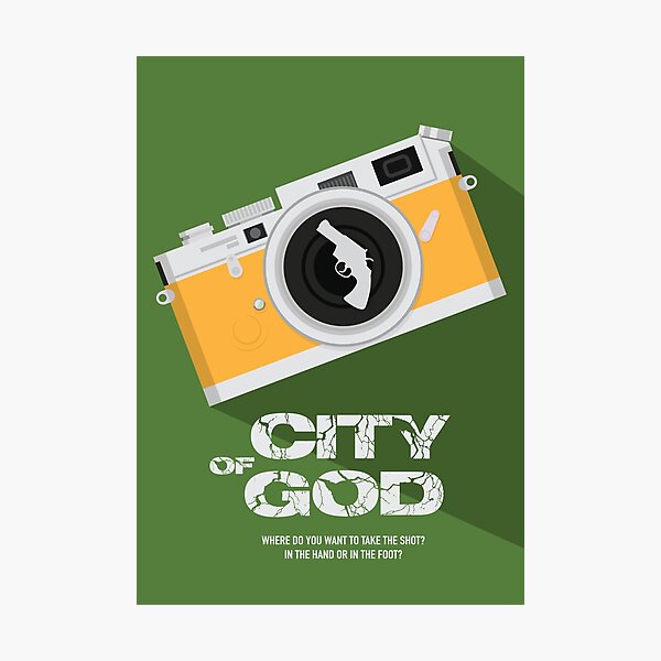 City of God - Alternative Movie Poster Photographic Print