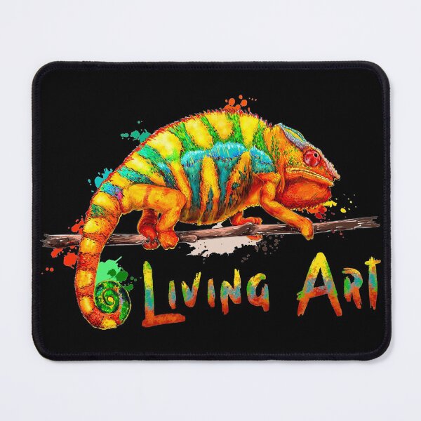 Item preview, Panther Chameleon Living Art Watercolor designed and sold by JRRTs.