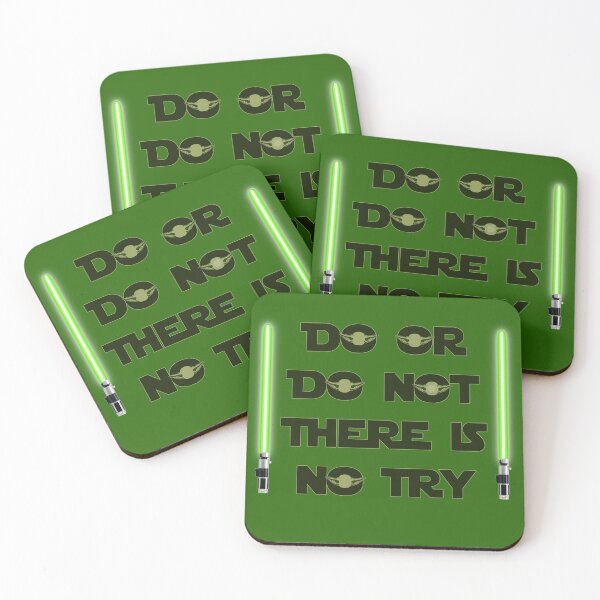 Item preview, Do or Do Not, There is no Try... designed and sold by Visual Resolutions.