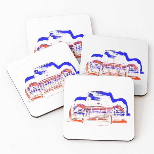 Item preview, Triumph TR4 British classic car monoblock red white blue designed and sold by soitwouldseem.