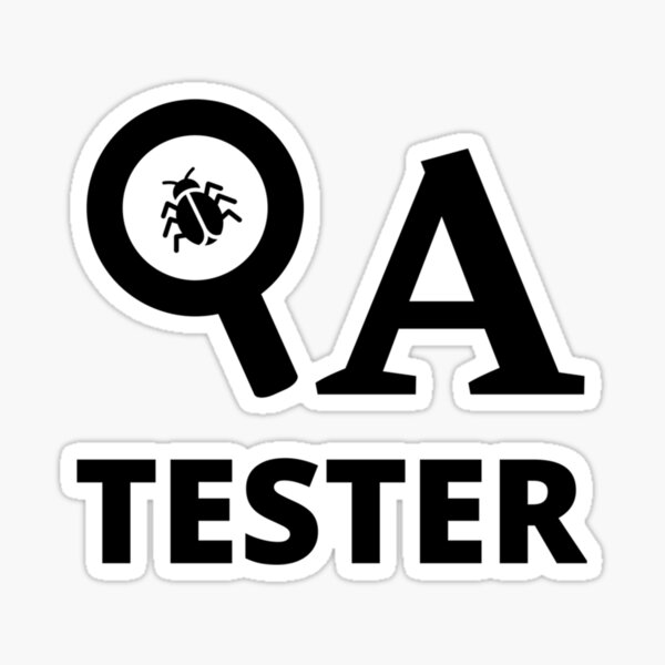 Qa tester. Stickers for Test.