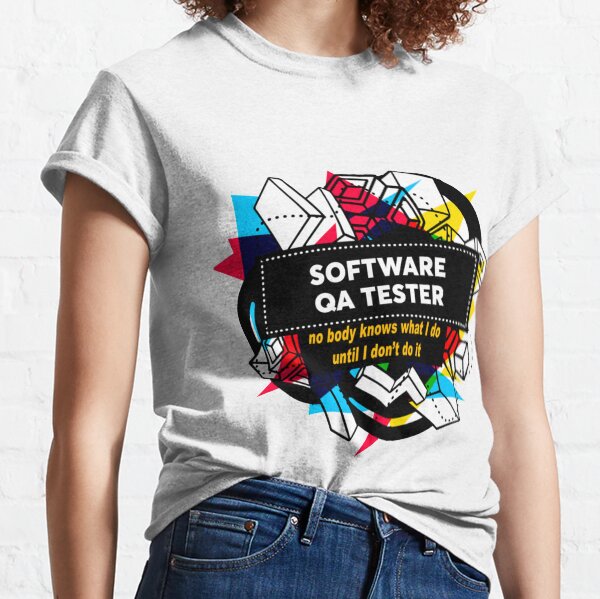 Item preview, SOFTWARE QA TESTER   designed and sold by WishfulInking.