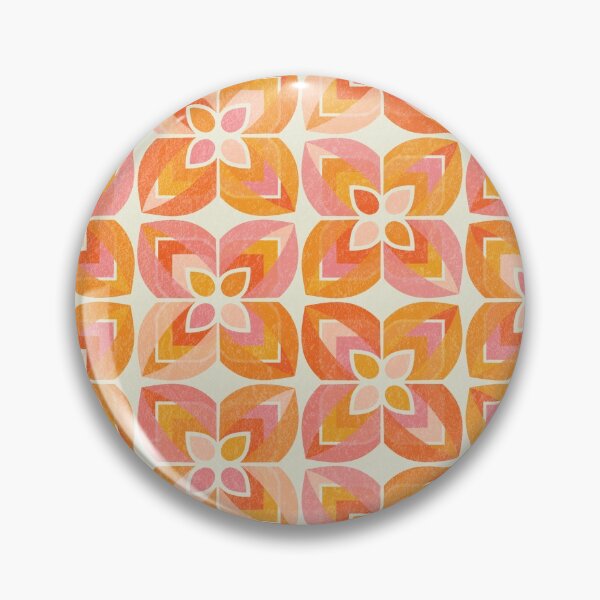 Item preview, Flores geométricas retro designed and sold by Jen Ashfield.