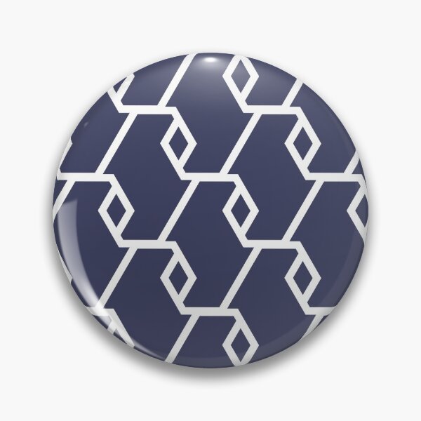 Item preview, Navy and White Diamond Shape Pattern Pairs DE 2022 Trending Color Singing the Blues DET576 designed and sold by ColorOfTheYears.