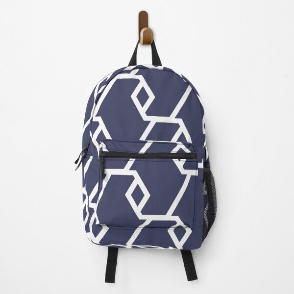 Artikelvorschau, Navy and White Diamond Shape Pattern Pairs DE 2022 Trending Color Singing the Blues DET576 entworfen und verkauft von ColorOfTheYears.