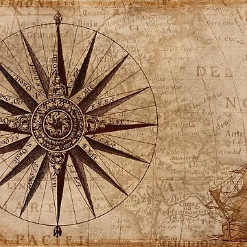 Artwork thumbnail, Compass map by Zip-Zup