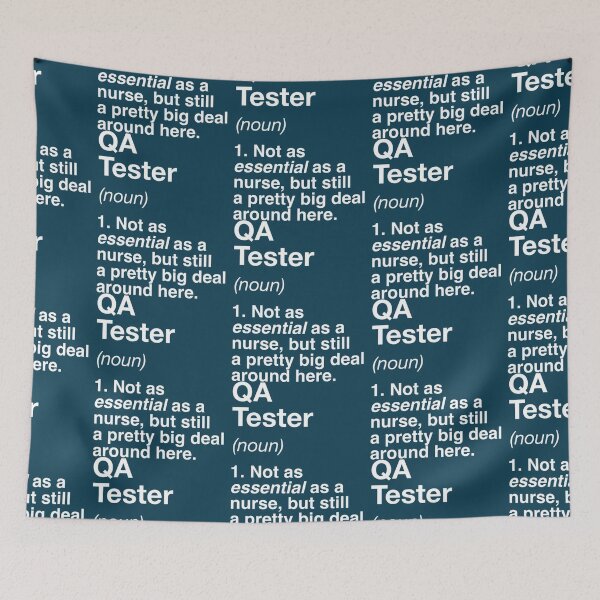 Item preview, qa tester   designed and sold by WishfulInking.