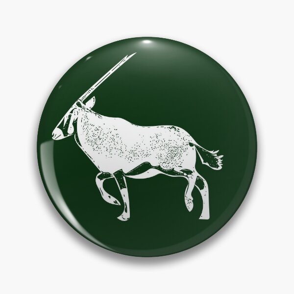 Item preview, Gemsbok (South African Oryx) White Design designed and sold by designsasstultd.