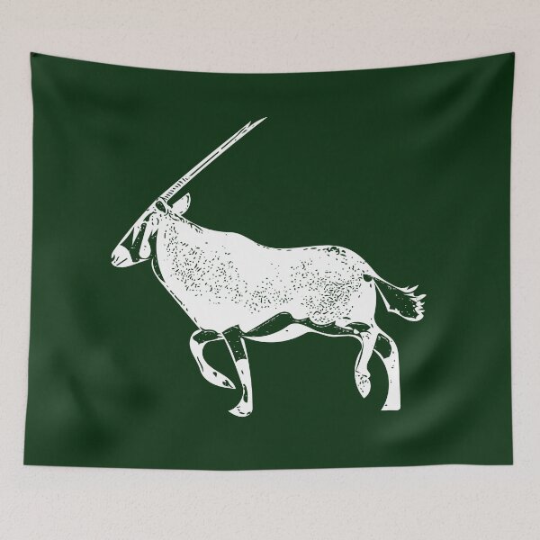 Item preview, Gemsbok (South African Oryx) White Design designed and sold by designsasstultd.