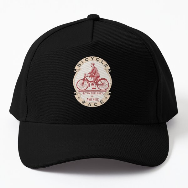Vintage Bicycle Racer Baseball Cap