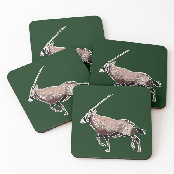 Item preview,  Gemsbok (South African Oryx) White Alternate Design designed and sold by designsasstultd.