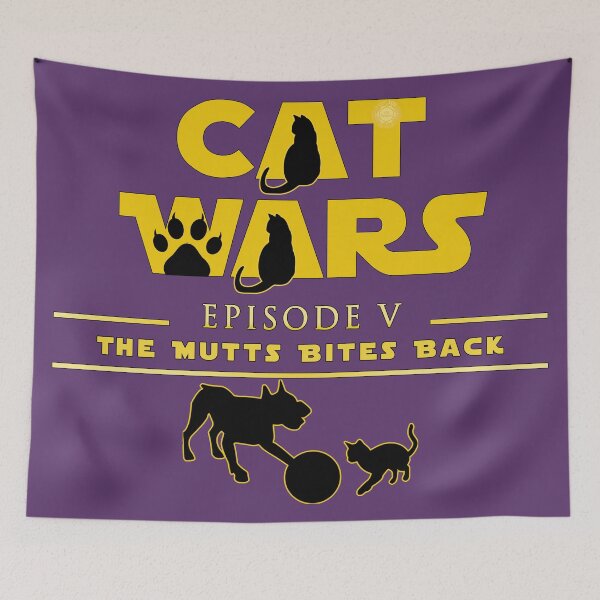 Item preview, Cat Wars Episode V: The Mutts Bites Back designed and sold by Visual Resolutions.