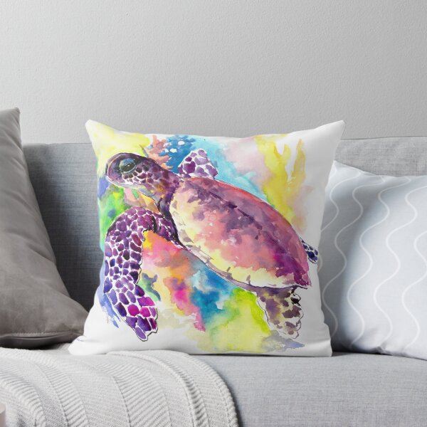 Item preview, Sea Turtle in Coral Reef designed and sold by surenart.
