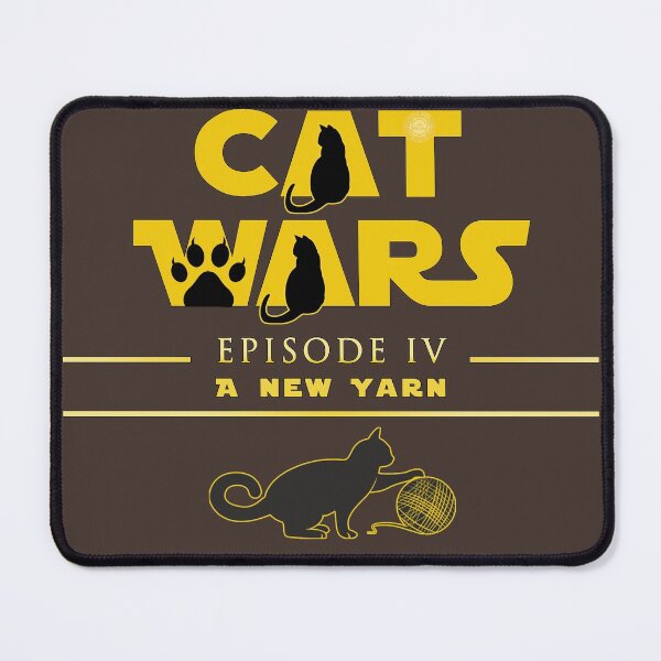 Item preview, Cat Wars Episode IV: A New Yarn designed and sold by Visual Resolutions.