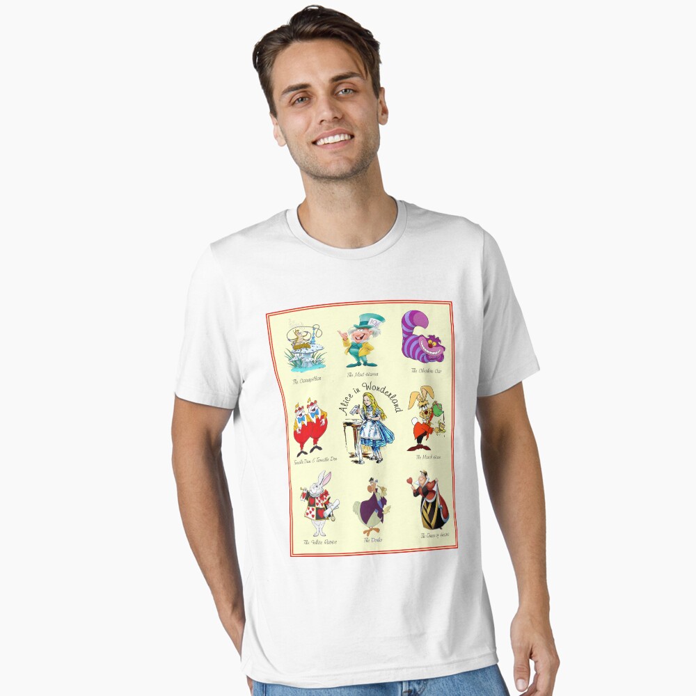  Alice in Wonderland : Vintage Abstract Character Collage Print | Poster