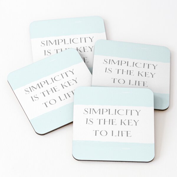 Item preview, Simplicity is the key to life designed and sold by VibingtoNature.