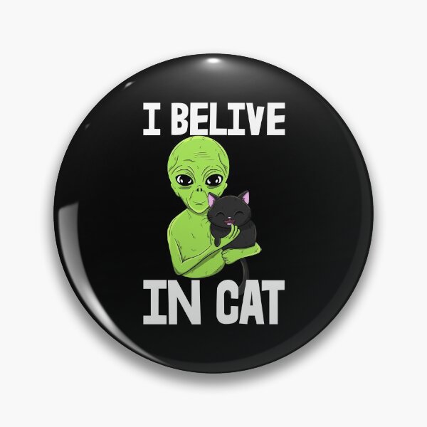 Item preview, I Believe In cat designed and sold by Bendthetrend.