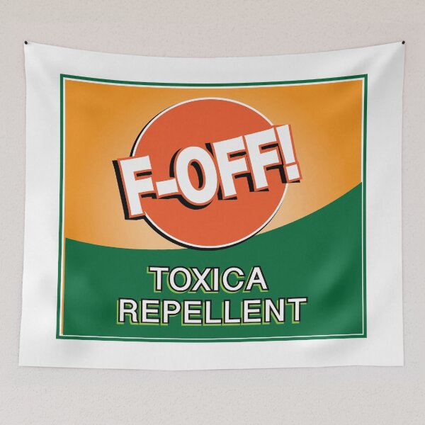 Item preview, Toxica repellent Funny latinx design designed and sold by estudio3e.