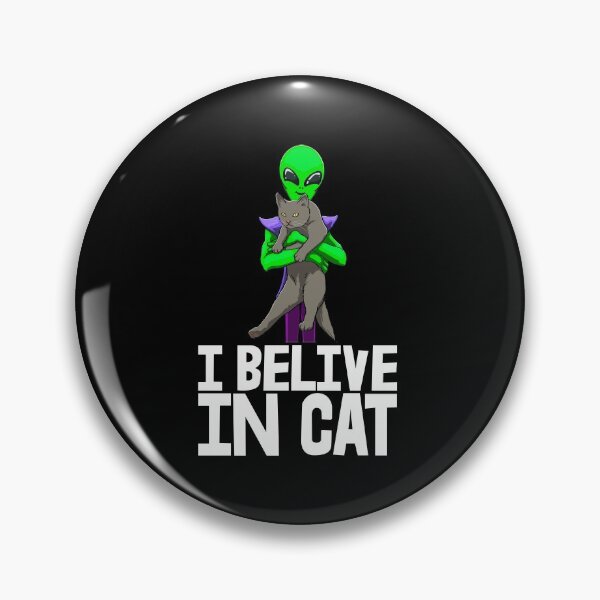 Item preview, I Believe In cat designed and sold by Bendthetrend.
