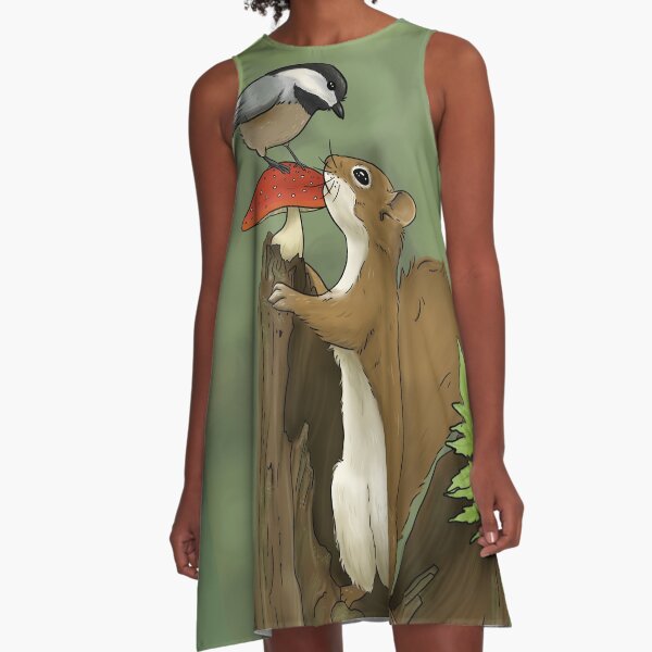 Forest friends A-Line Dress