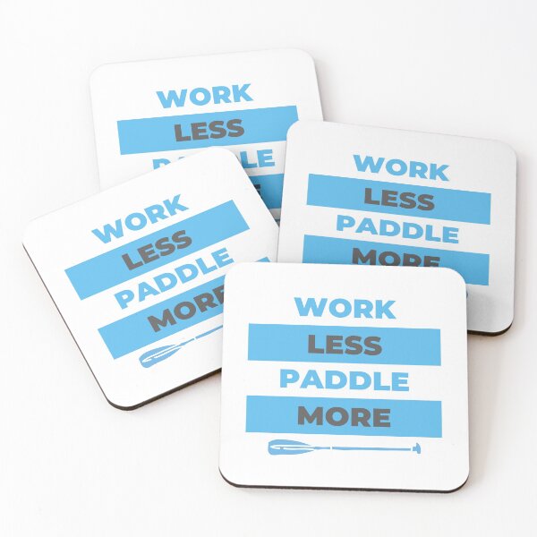 Item preview, Work Less Paddle More T-Shirt designed and sold by EqualsFun.