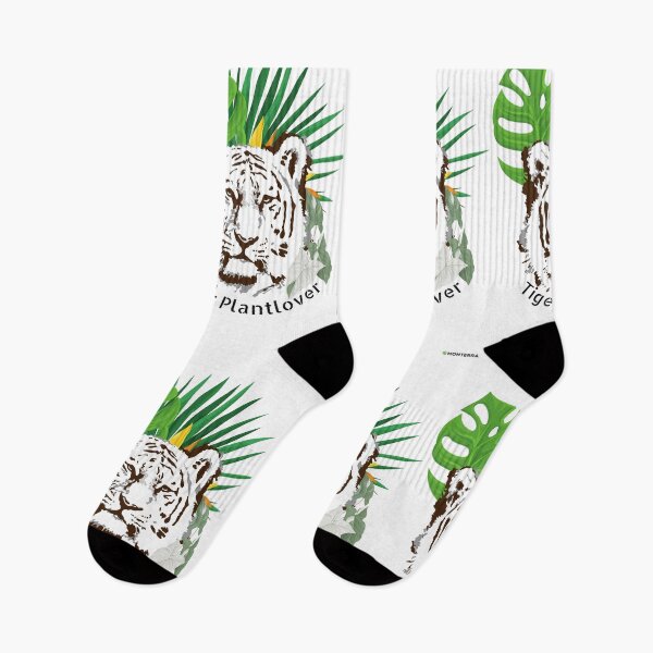 Item preview, The Fierce Tiger  Stare with Plant Lovers designed and sold by MonterraOnline.