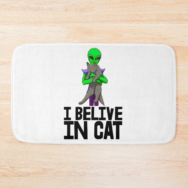 Item preview, I Believe In cat designed and sold by Bendthetrend.