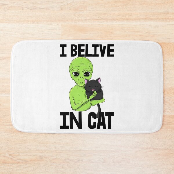 Item preview, I Believe In cat designed and sold by Bendthetrend.