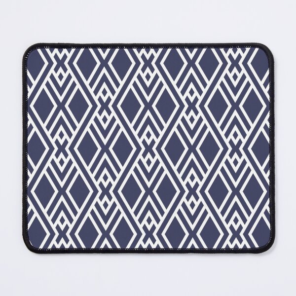 Item preview, Navy and White Tessellation Line Pattern 39 Pairs DE 2022 Trending Color Singing the Blues DET576 designed and sold by ColorOfTheYears.