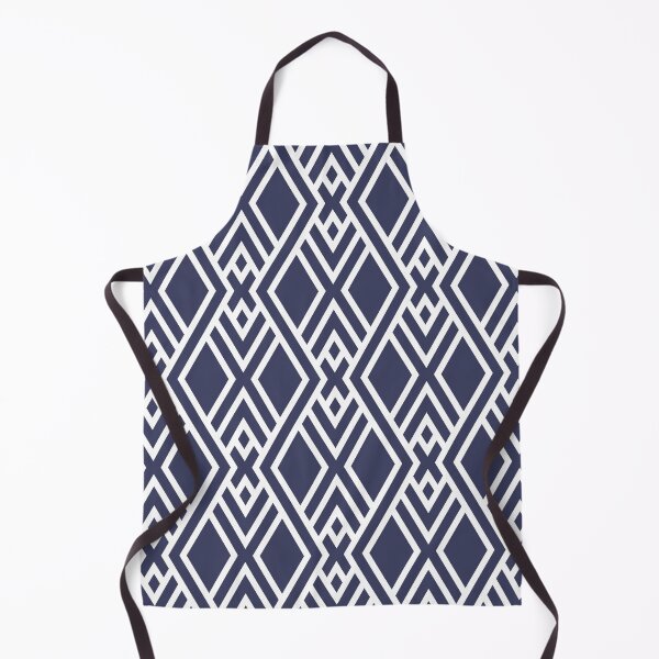 Item preview, Navy and White Tessellation Line Pattern 39 Pairs DE 2022 Trending Color Singing the Blues DET576 designed and sold by ColorOfTheYears.