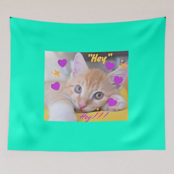 Item preview, Cat sayes hey  designed and sold by Maikepro.