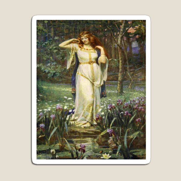 Item preview, James Doyle Penrose Freyja and The Necklace 1890 designed and sold by Vitage-Art45.