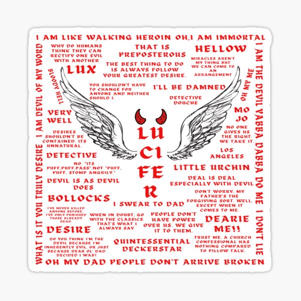 Item preview, Lucifer quotes designed and sold by Narayan-P.