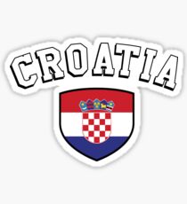 Kroatien Unterstützer Sticker