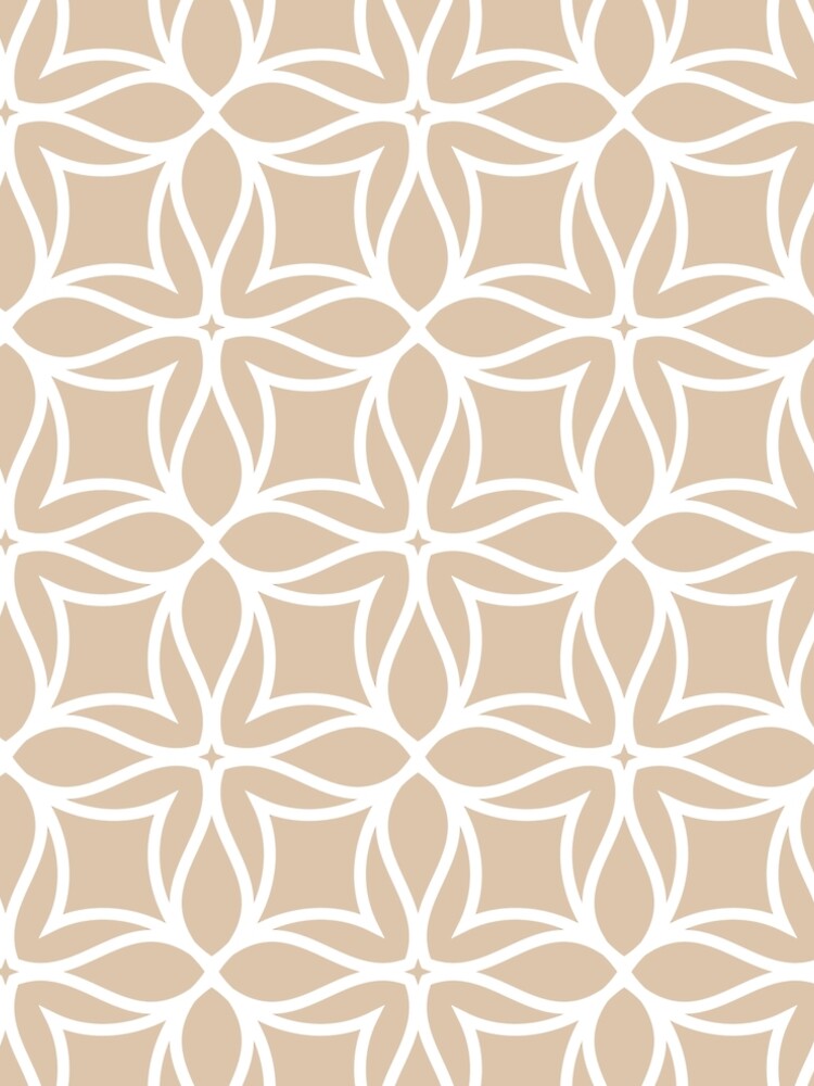 Aperçu 5 sur 5. Robe trapèze avec l'œuvre Brown and White Line Art Flower Petal Pattern Pairs DE 2022 Trending Color Cliff's View DEC720 créée et vendue par ColorOfTheYears.
