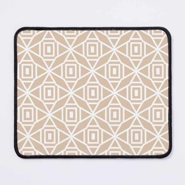 Artikelvorschau, Brown and White Rectangle Shape Tile Pattern Pairs DE 2022 Trending Color Cliff's View DEC720 entworfen und verkauft von ColorOfTheYears.