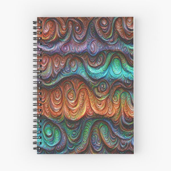 Item preview, Frozen forest liquid lines and waves #DeepDream designed and sold by blackhalt.