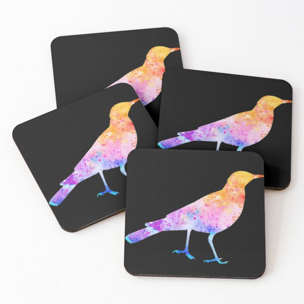 Item preview, colorful silhouette bird design designed and sold by Design Repo.
