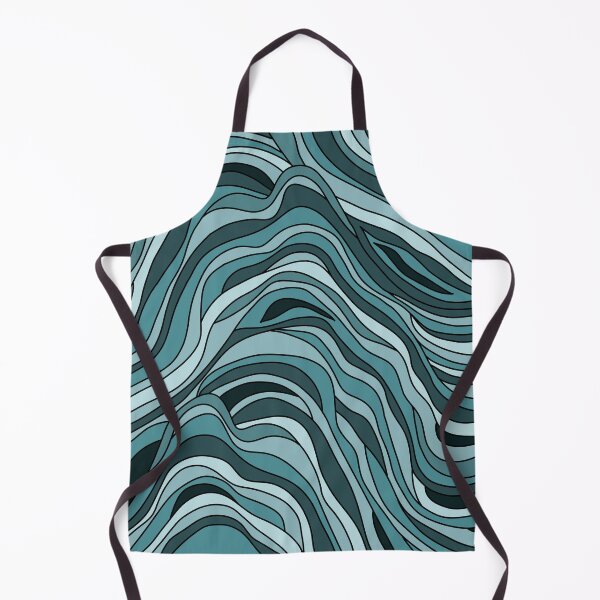 Item preview, Curvy Blues and Greens designed and sold by PeachyLitchi.