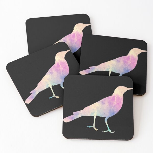 Item preview, colorful silhouette bird design designed and sold by Design Repo.