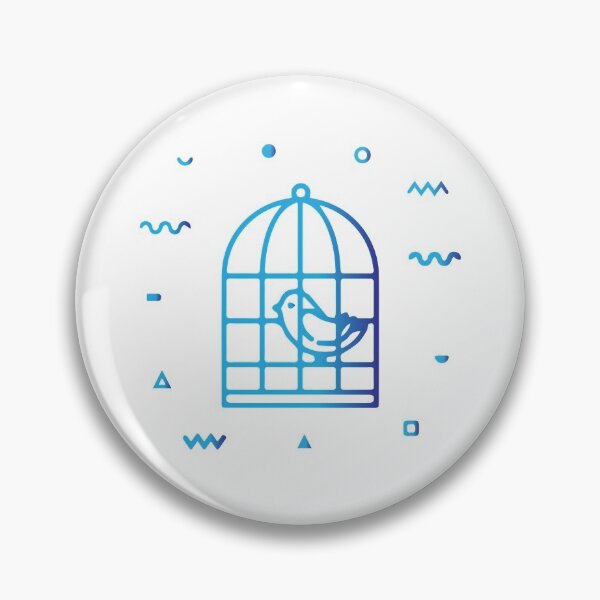 Item preview, Bird In A Cage. Bird Lover Birdwatcher Gift   designed and sold by rentcreature.