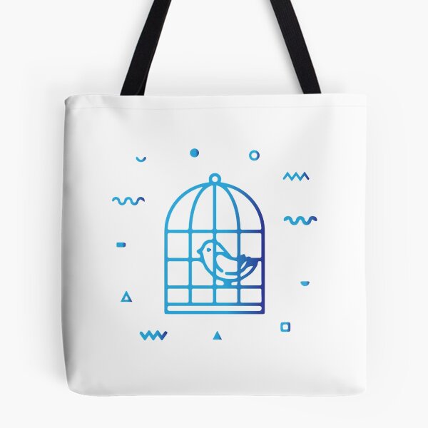 Item preview, Bird In A Cage. Bird Lover Birdwatcher Gift   designed and sold by rentcreature.