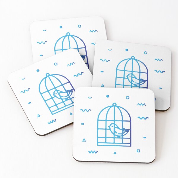 Item preview, Bird In A Cage. Bird Lover Birdwatcher Gift   designed and sold by rentcreature.