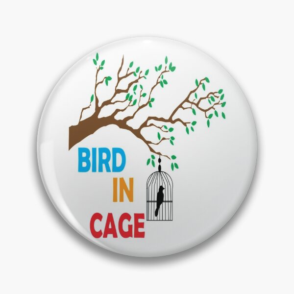 Item preview, Bird in cage   designed and sold by rentcreature.