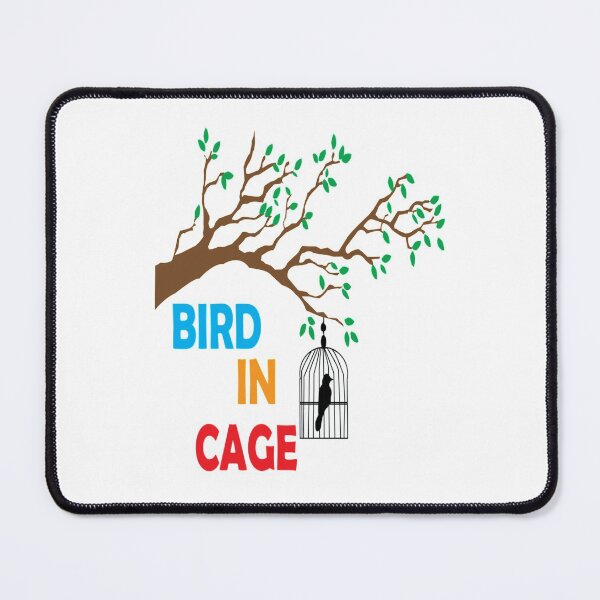 Item preview, Bird in cage designed and sold by rentcreature.
