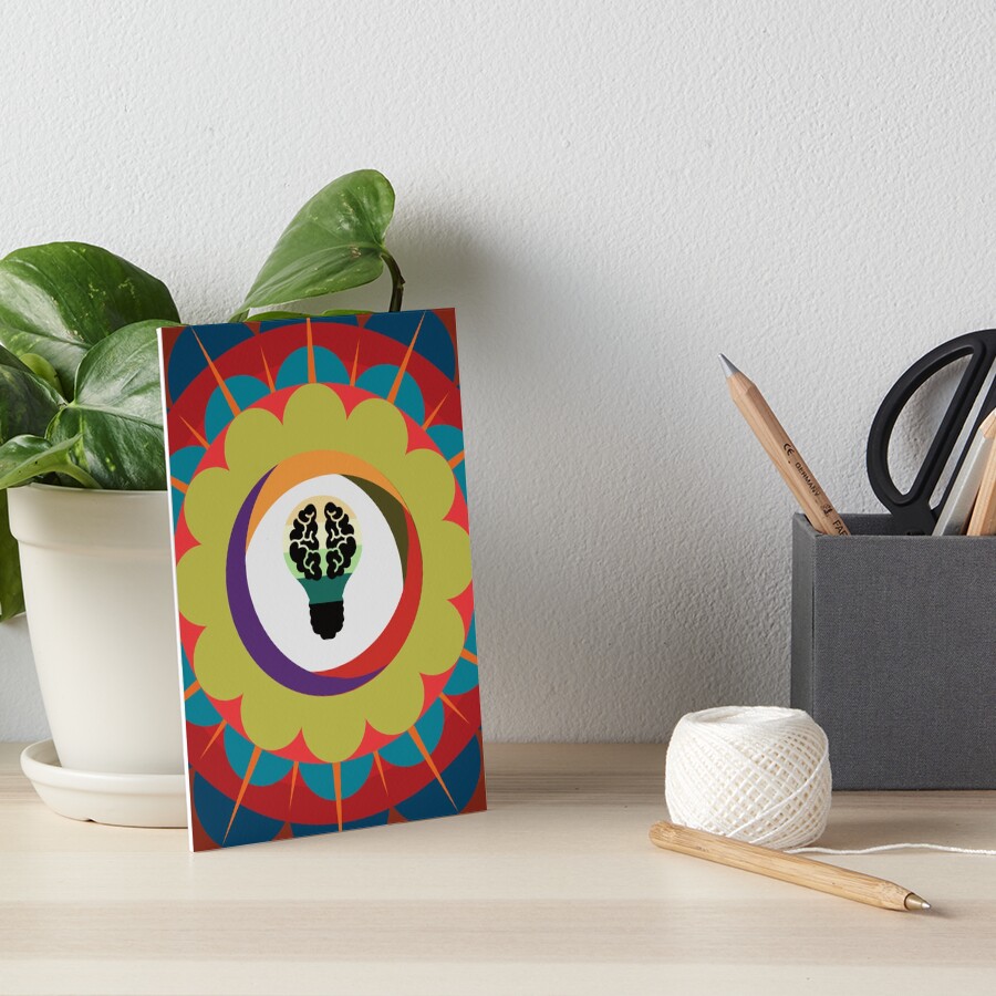 Item preview, Art Board Print designed and sold by FridPix.